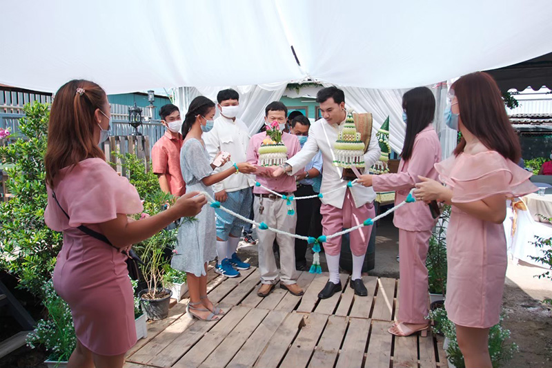 รับจัดงานแต่งพิธีเช้า รับจัดงานเลี้ยงบุฟเฟ่ต์ จัดเลี้ยงโต๊ะจีน 35 6